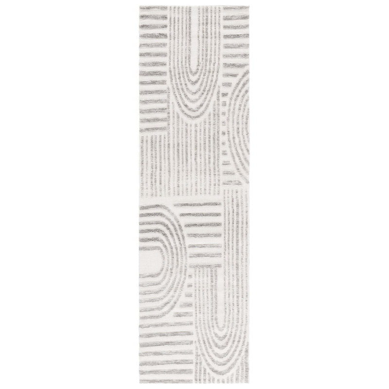 Izaan Performance Performance Striped Rug, Runner 2'3" x 8'