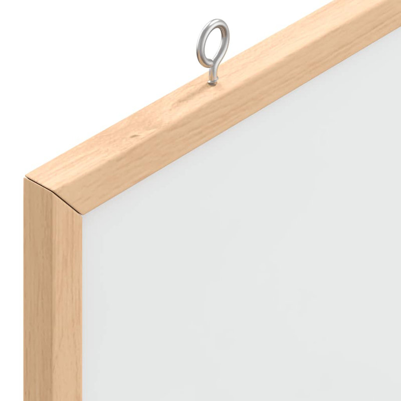 Tableau blanc magnétique Vidaxl avec cadre en bois de pin massif, L 31,5 po x l 21,7 po