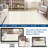 Modern Bordered Machine Washable Rug with Rubber Backing Non-Slip Low Pile Carpet for Living Room Bedroom Kitchen Dining Room-2041909092-2041909094