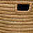 100% Handwoven Natural Rattan Approximately 15" Round Basket with Lid & Handles, Boho Farmhouse Decorative Laundry & Storage Organizer, Handcrafted – Authentic African Craftsmanship