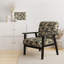 Chaise à accoudoirs contemporaine rembourrée Mocha