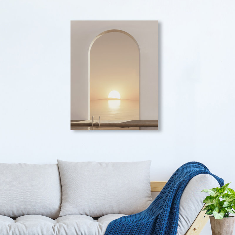 Sunset Warmth Print by Oliver Gal, 16"H x 20"W, Gallery Wrapped