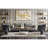 Deemer Glass Top Coffee Table - Gold