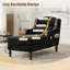Fauteuil-lit rembourré en tissu-118377197