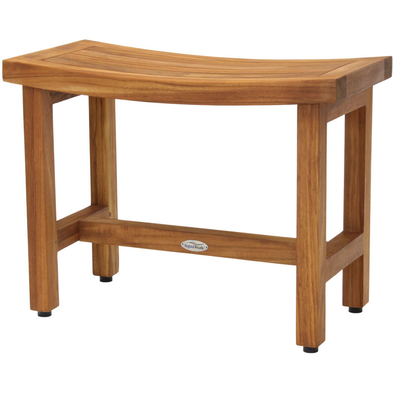 Sumba Lotus 24" W Teak Shower Bench