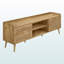 Meuble télé avec 2 tiroirs avec compartiment de rangement, H 23,74 po x l 70,79 po x P 15,32 po