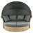 Leonarda Outdoor Wicker Chaise Lounge , Cushion Included-1353883696