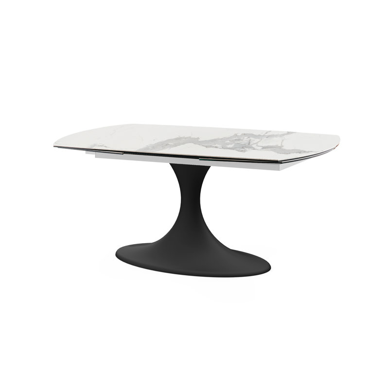 CALICE Dining Table, H77 x L240 x W90cm, Sand, Graphite