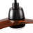 Hot Sales 52 Inch Modern Black Ceiling Fan With 3 Color Dimmable 3 Solide Wood Blades Remote Control Reversible DC Motor With Led Light-1074207704-1074207685