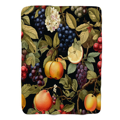 Tropical Fruits - 1 Piece Premium Blanket