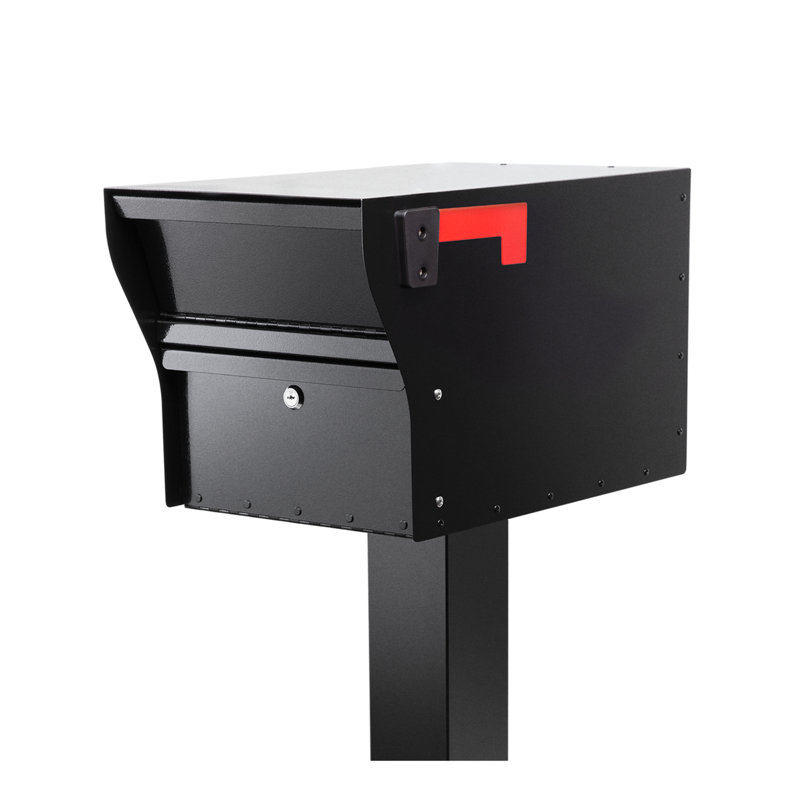  MailVault Mailbox with stand off numbers