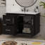 Meuble-lavabo mural 36 po, 2 tiroirs, tablette réglable-118762126