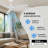 52-inch Ceiling Fan with High Airflow for Large Rooms White-1982672251