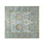 Gray Hand-Knotted Wool Framed Rosettes Geometric Modern Contemporary Carpet Rug-896489027