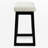 24'' Saddle Seat Counter Height Barstool with Solid Wood Frame-119617586