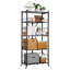 Étagère de rangement pliante avec roulettes 5 niveaux-1675768576