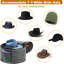 Ensemble de 2 boîtes de rangement pour chapeaux, 16,5 po