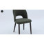 Chaise d'appoint rembourrée en velours avec pieds en bois Modern-1763711142