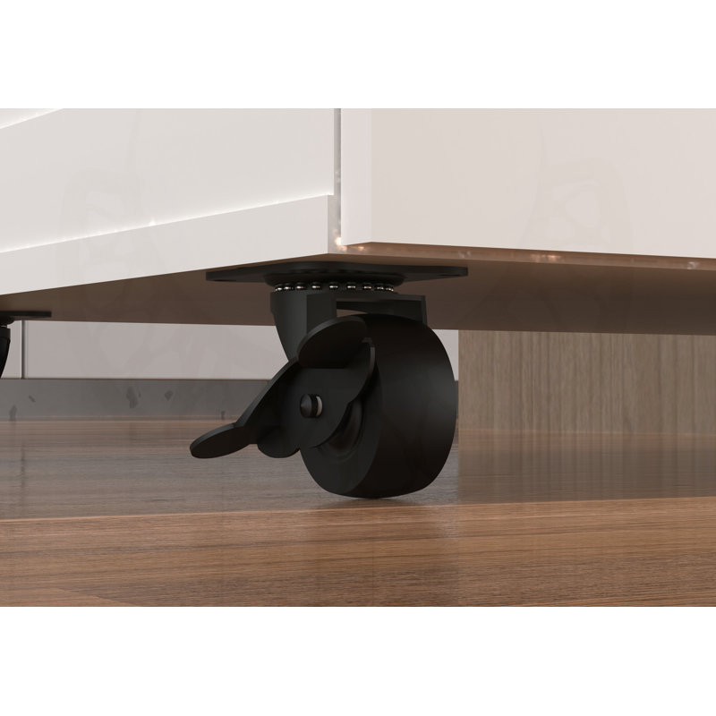 Îlot de cuisine sur roulettes polyvalent avec armoire de rangement, portable et multifonctionnel pour divers espaces domestiques