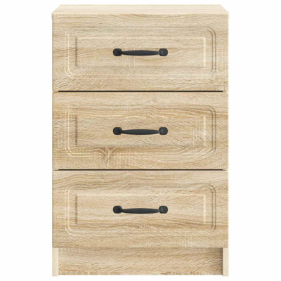 43cm W Manufactured Wood Bedside Table