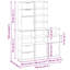 79cm H x 40cm W Bookcase-1664336023