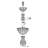 Handcrafted Outdoor Concrete / Cement Weather Resistant Floor Fountain-2147171904