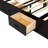 Wood Platform Bed with Storage Headboard, shoe rack and 4 drawers-1972703126