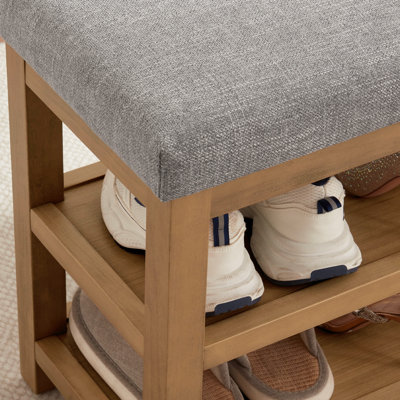 Hahnville Upholstered Storage Shoe Bench