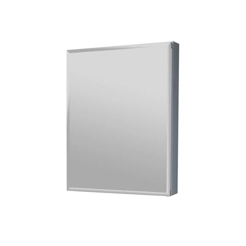 Armoire à pharmacie en aluminium Adine, H 30 po x l 23 po x P 3,75 po, Chrome satiné