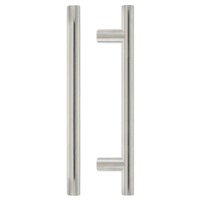 22Mm Guardsman Pull Handle - 425Mm  - Grade 201 - Bolt Through Fixings