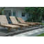 Capri Outdoor Teak Chaise Lounge
