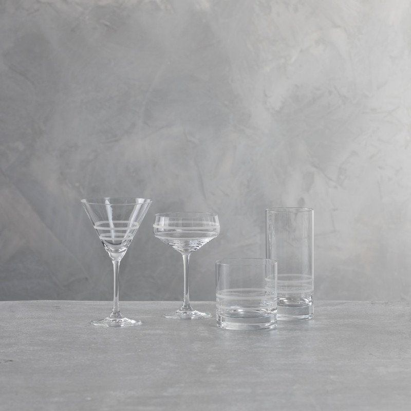 Clear Lead-Free Tritan Crystal Highball Glass Set