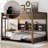 Queen Over Queen Bunk Bed With Storage And Charging Station-282639157