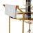 Round  Modern Industrial Metal Bar Cart