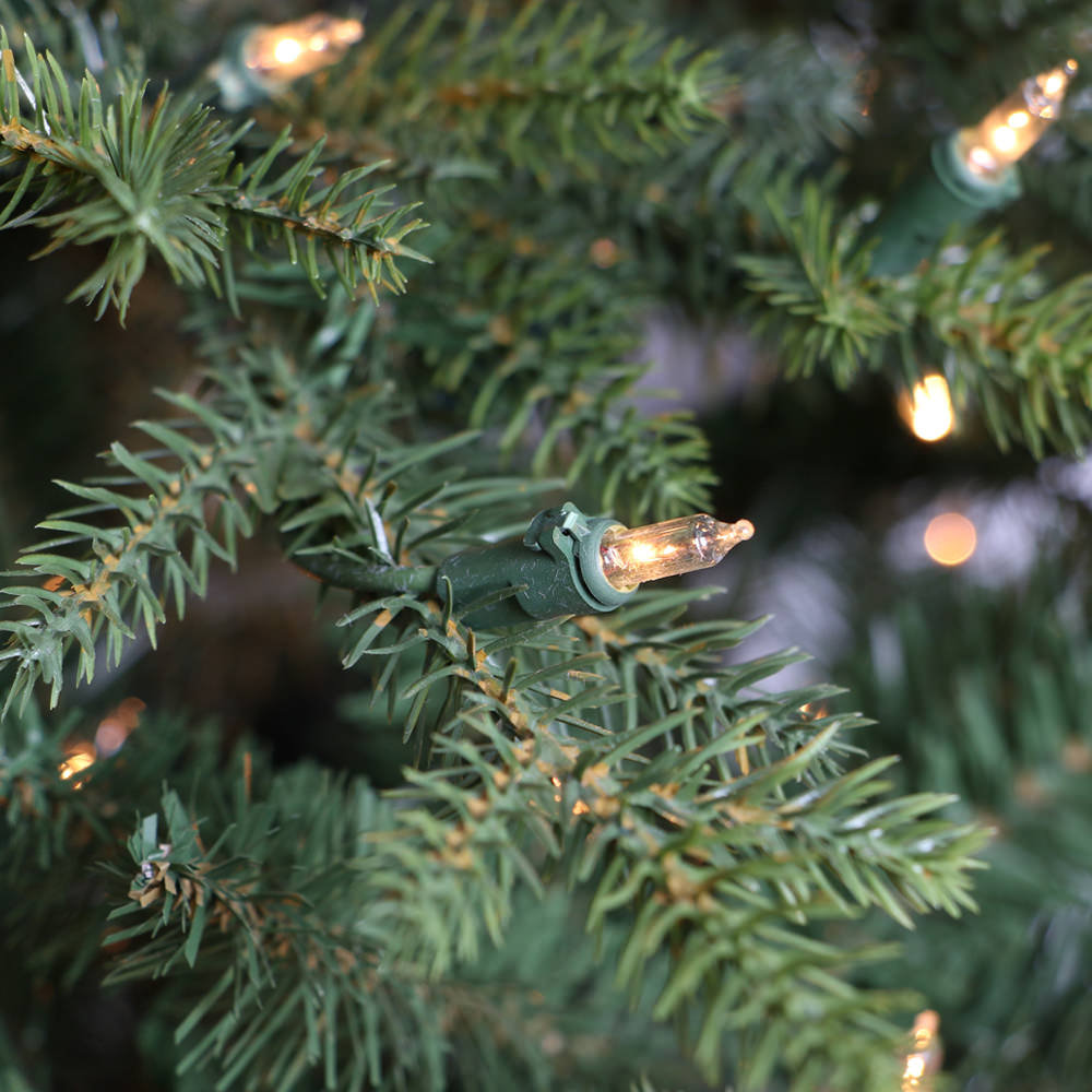 Lighted Artificial Fir Christmas Tree, 6.5' H