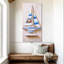 Bateau en bois bleu-375547461