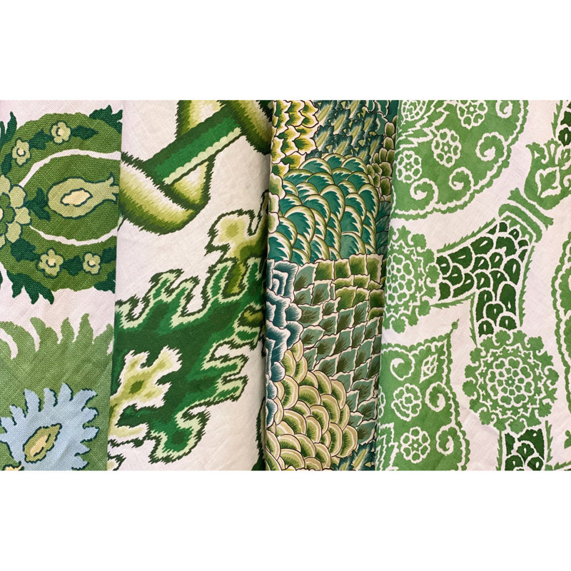 Grand Bazaar Katibi 100% Cotton Fabric, Leaf