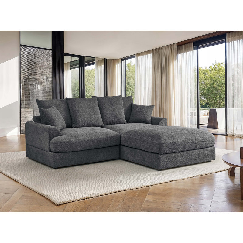 Canapé modulaire Arden Cloud, Gris