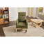 Chaise berçante avec pieds en bois massif-1647466136