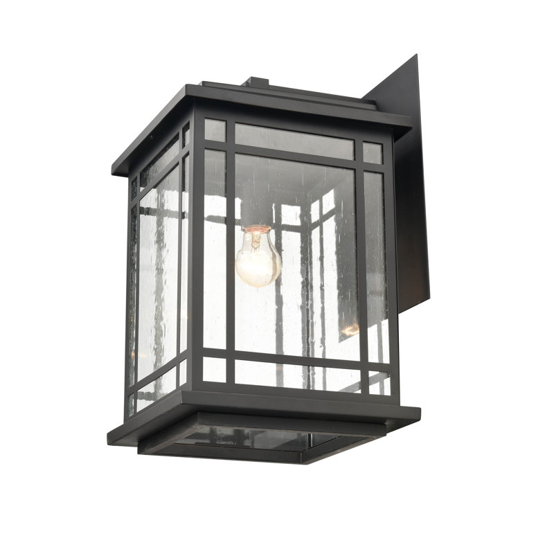 Steel Wall Light, 18" H x 11" W x 11" D