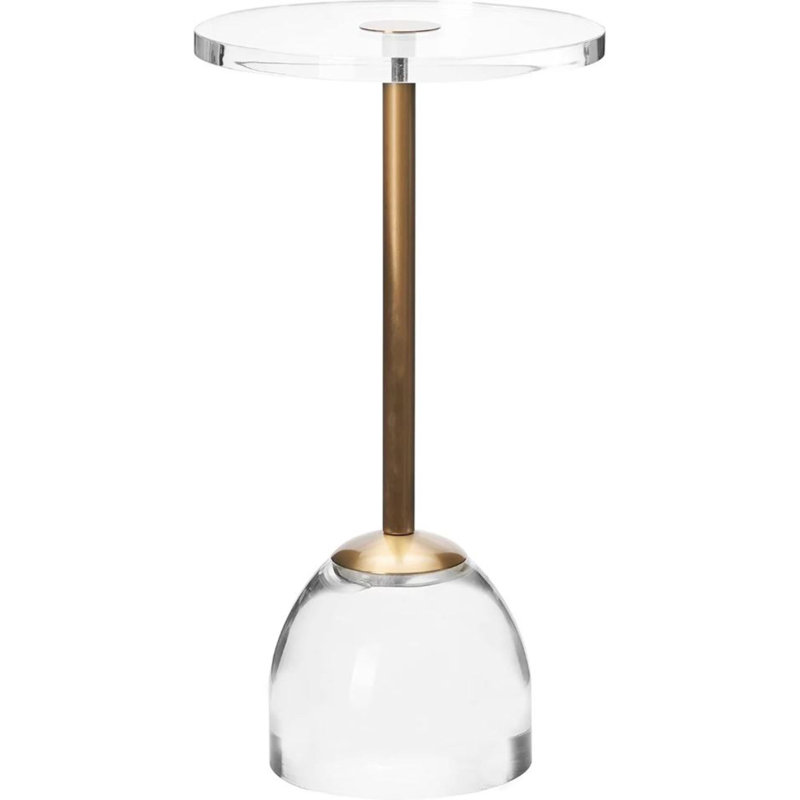 Table de bout avec tiroir et tablette Kyea - Table d'appoint moderne en bois pour le salon ou la chambre à coucher