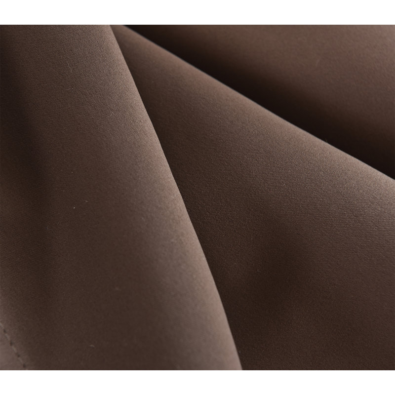 Gitty Blackout Eyelet Curtain Panel, 135 W x 225 D cm, Brown