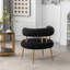 Upholstered Faux Fur Barrel Chair-535795946
