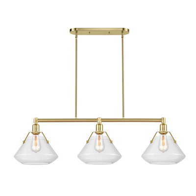 Luminaire suspendu à 3 lumières pour îlot de cuisine Hassler