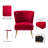 Euclid 26" Wide Tufted Velvet Accent Side Chair-280088080