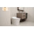 R&T C2 Smart Toilet with Tank Built-in, Auto Open & Flush, Foot Sensor & Remote Control, Heated Seat, Warm Water & Air Dryer, NightLight