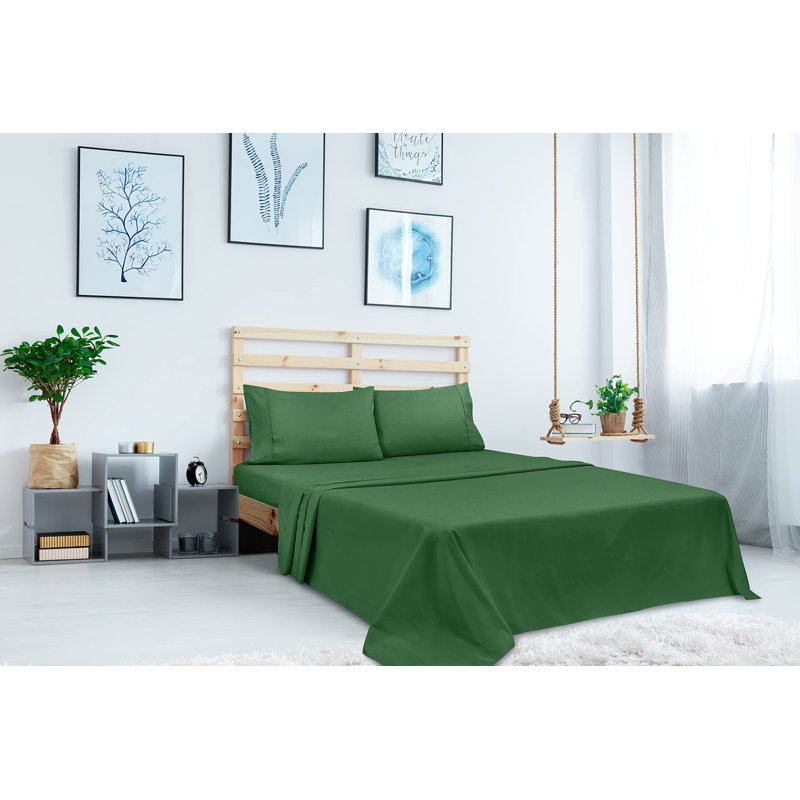 Ensemble de 2 ensembles de literie Royale Linens | Feuilles supérieures | Microfibre douce | Résistant aux taches | pour table de massage dortoir hôpital | Vendu séparément