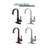 Kingston Brass Kaiser Single-Handle 1-Hole Deck Mount Bathroom Faucet with Push Pop-Up-29287155