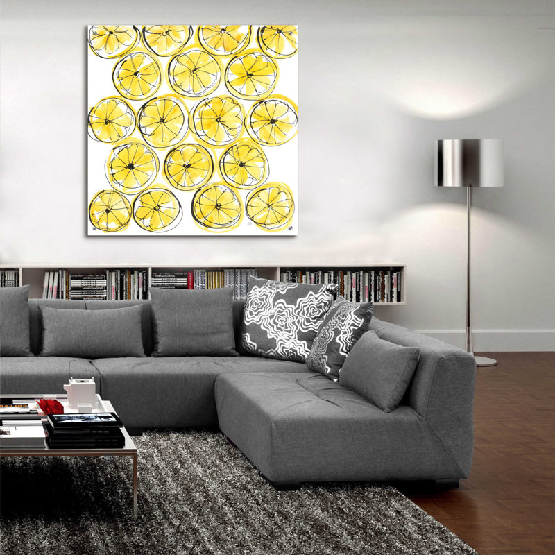 «Cut Lemons IV» par Chris Paschke, H 36 po x l 36 po