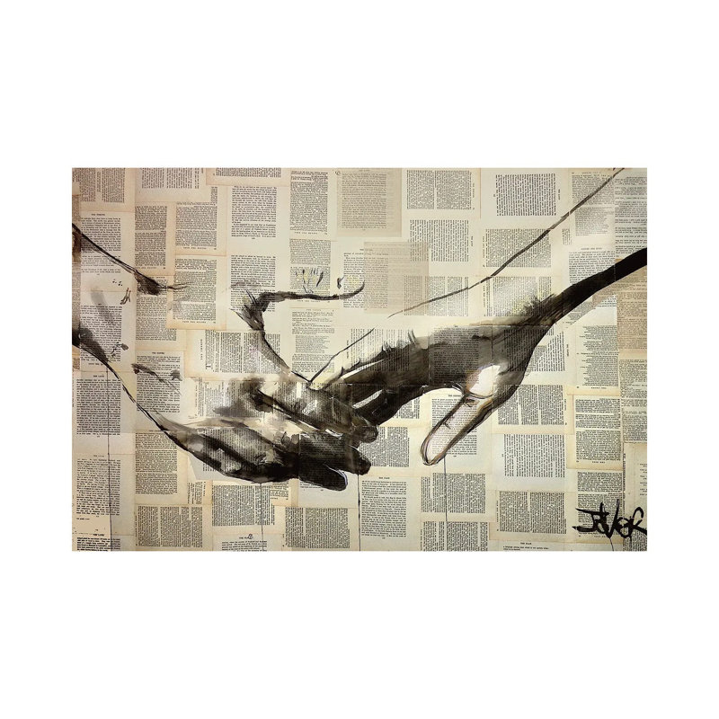 Reach by Loui Jover - Print on Canvas, Wrapped Canvas, 66.04 cm H x 45.72 cm W x 1.91 cm D